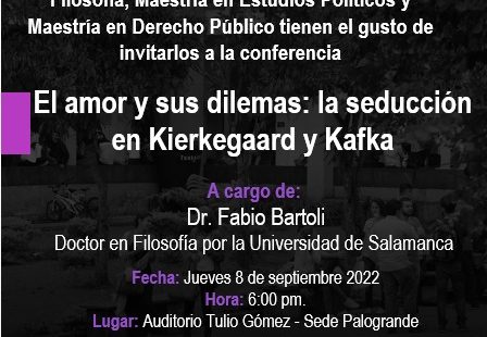 Conferencia profesor Fabio Bartoli 08-09-22