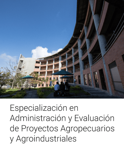 Especialización en Administración y Evaluación de Proyectos Agropecuarios y Agroindustriales