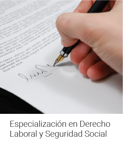 Especialización en Derecho Laboral y Seguridad Social