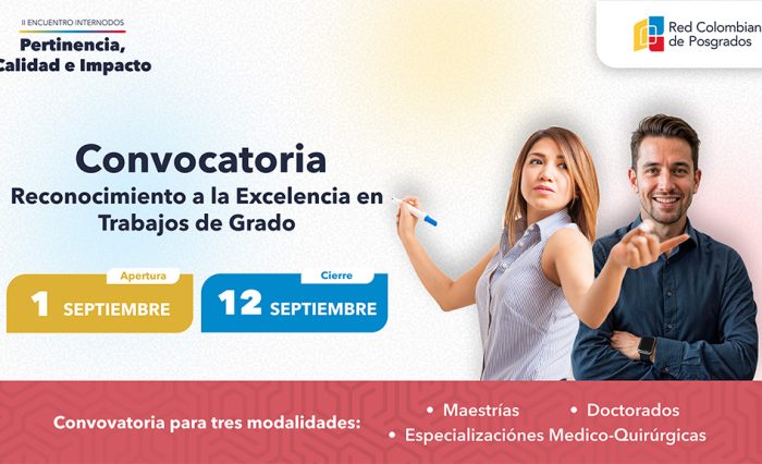 Reconocimiento a la Excelencia Investigadora Red Colombiana de Posgrados