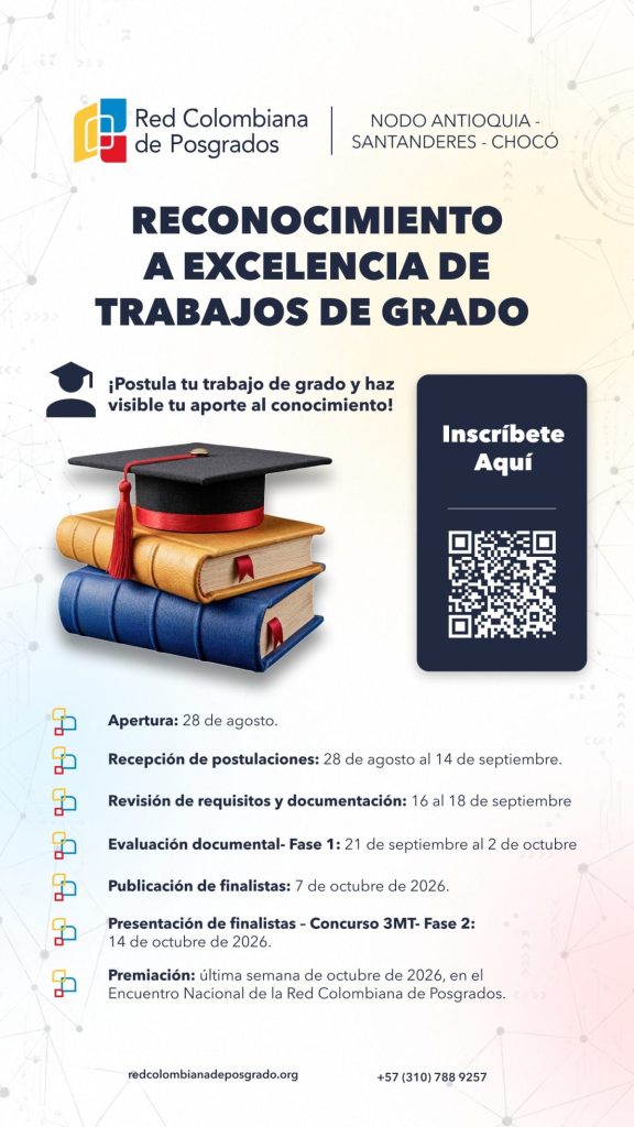 Reconocimiento a la excelencia de trabajos de grado